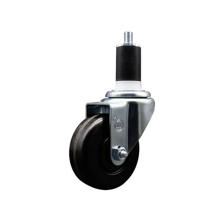 Service Caster 3-1/2'' Phenolic Wheel Swivel 1-1/2'' Expanding Stem Caster SCC-EX20S3514-PHR-112